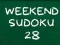 Spēle Nedēļas Nogales Sudoku 28 online