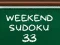 Spēle Nedēļas Nogales Sudoku 33 online