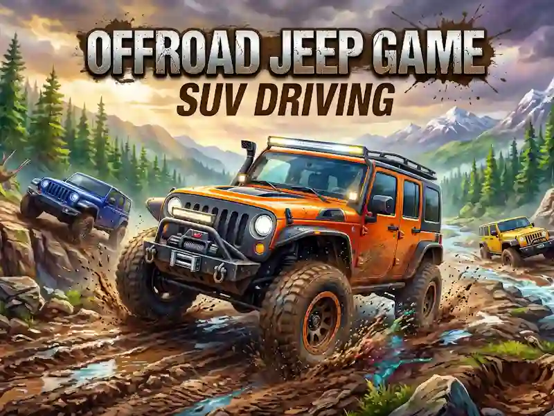Spēle Offroad Jeep Game SUV Driving online