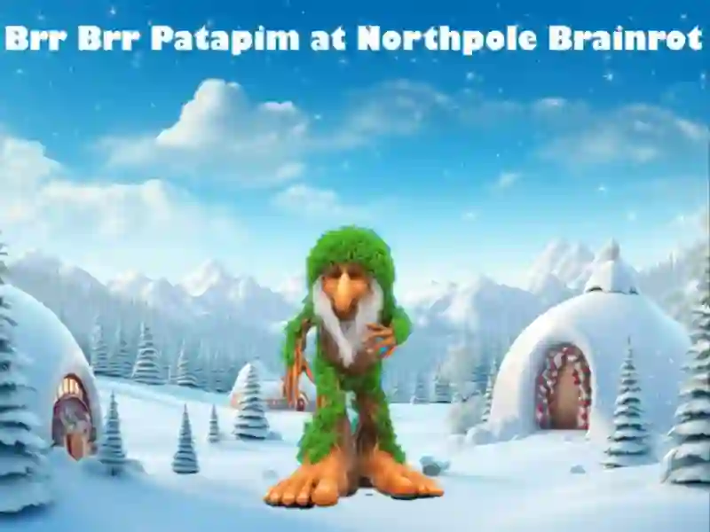 Spēle BRR BRR Patapim pie Northpole Brainrot online