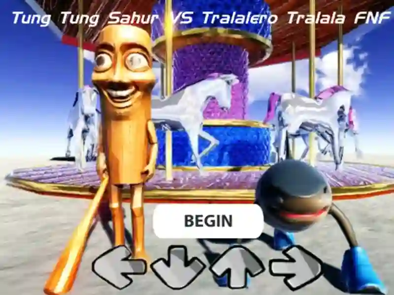Spēle Tung Tung Sahur vs Tralalero Tralala FNF online