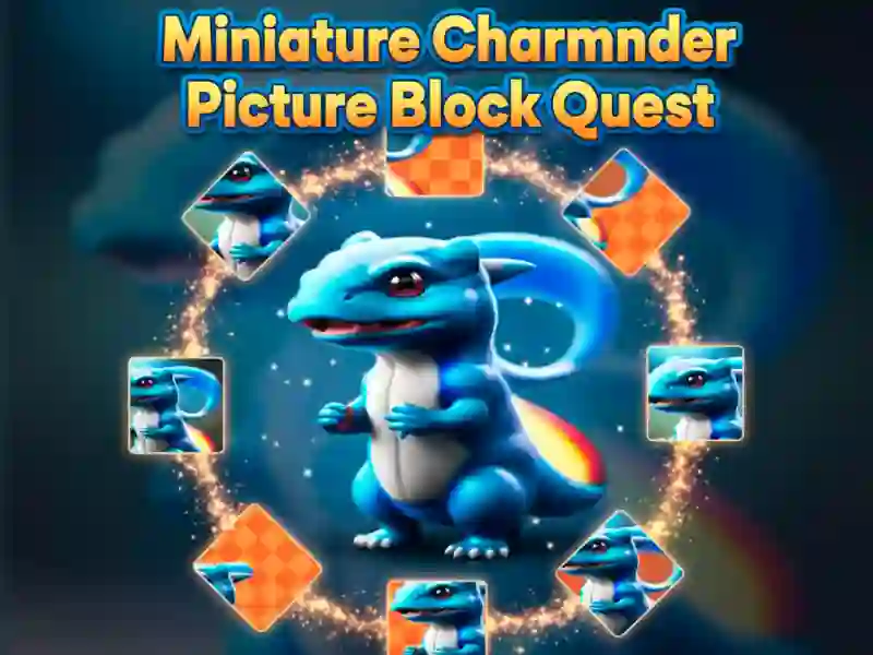 Spēle Miniatūrais Charmander attēlu bloka meklējums online