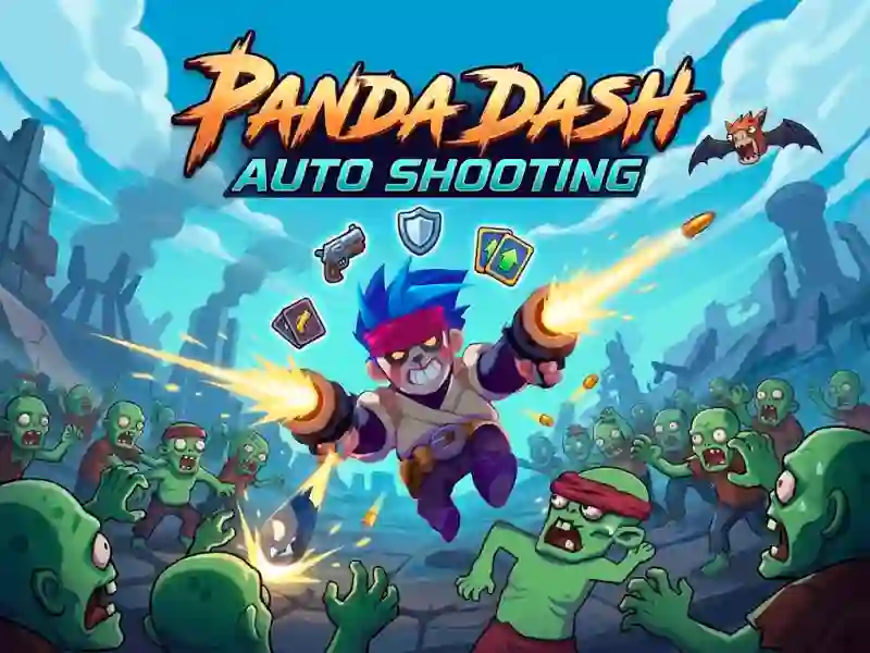 Spēle Panda Dash Auto Shooting online