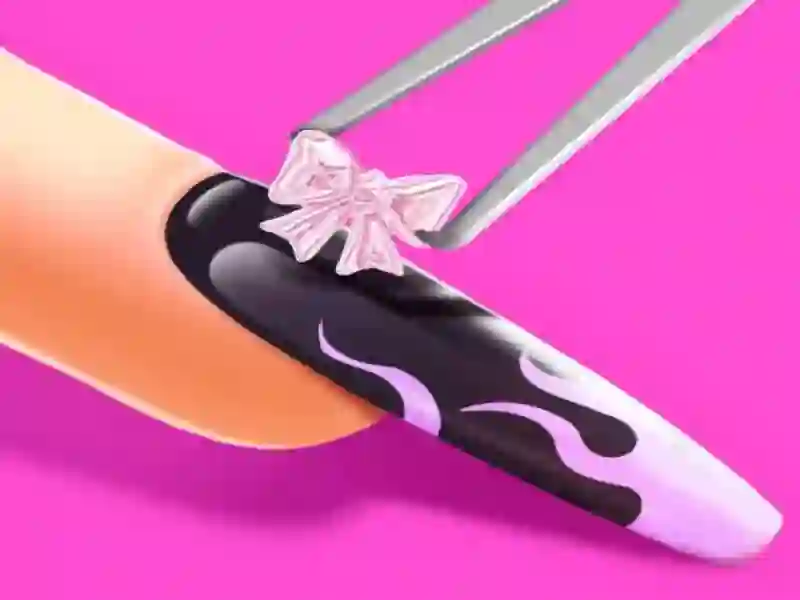 Spēle 3D akrila nagu: nagu mākslas spēle online