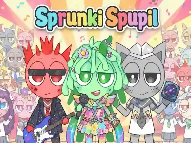 Spēle Sprunki Spupil online