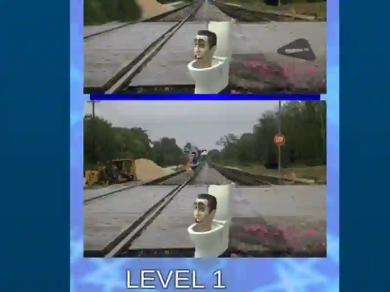 Spēle Skibidi tualetes piecas atšķirības 2 online