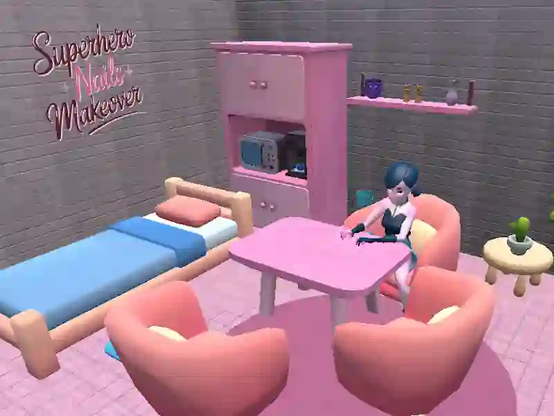 Spēle Supervaroņu nagu pārvērtības online