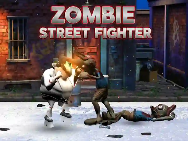 Spēle Zombie Street Fighter online