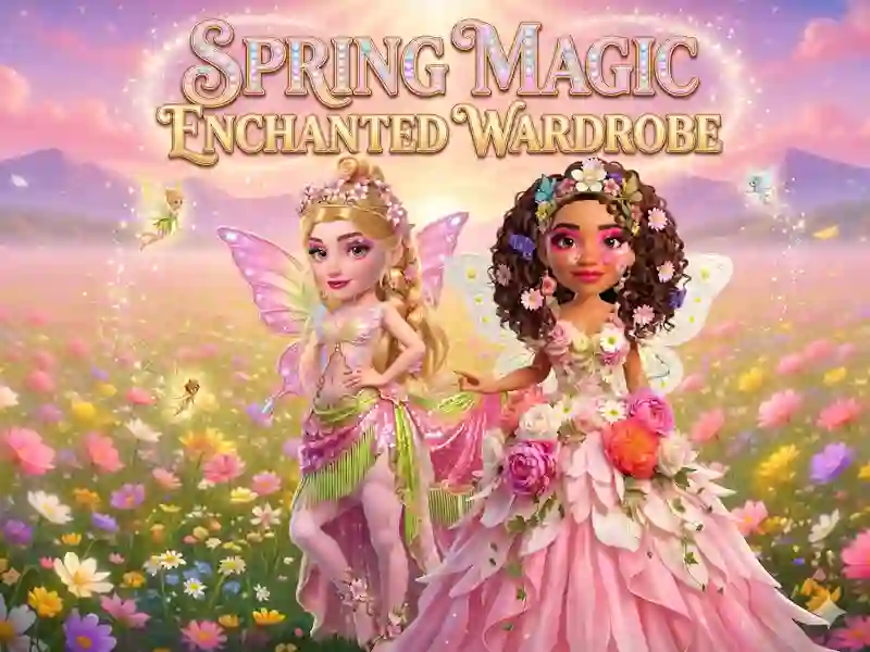 Spēle Spring Magic Enchanted Wardrobe online