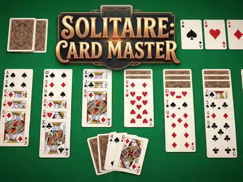 Spēle Solitaire: Kāršu meistars online