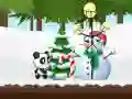 Spēle Ziemassvētku Pandas Skrējiens online Spēle Ziemassvētku Pandas Skrējiens online