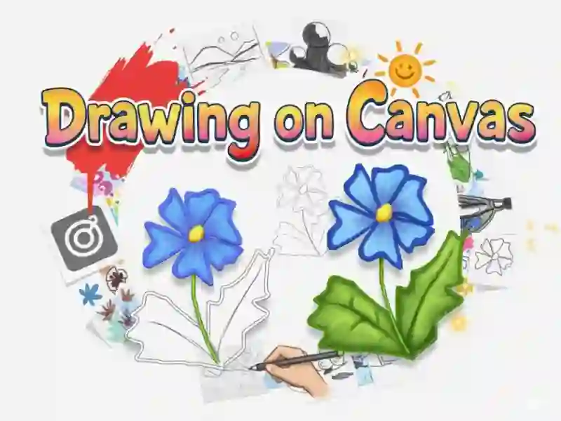 Spēle Zīmējums uz audekla online