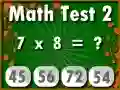 Spēle Matemātikas Tests 2 online