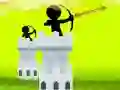 Spēle Stickman Loka šāvējs Pils online