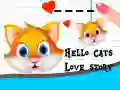 Spēle Sveiki Kaķi: Mīlestības Stāsts online Spēle Sveiki Kaķi: Mīlestības Stāsts online