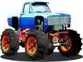 Spēle Monstr Truck Puzyri online Spēle Monstr Truck Puzyri online