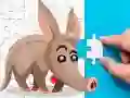 Spēle Aardvark Puzzle Izaicinājums online Spēle Aardvark Puzzle Izaicinājums online