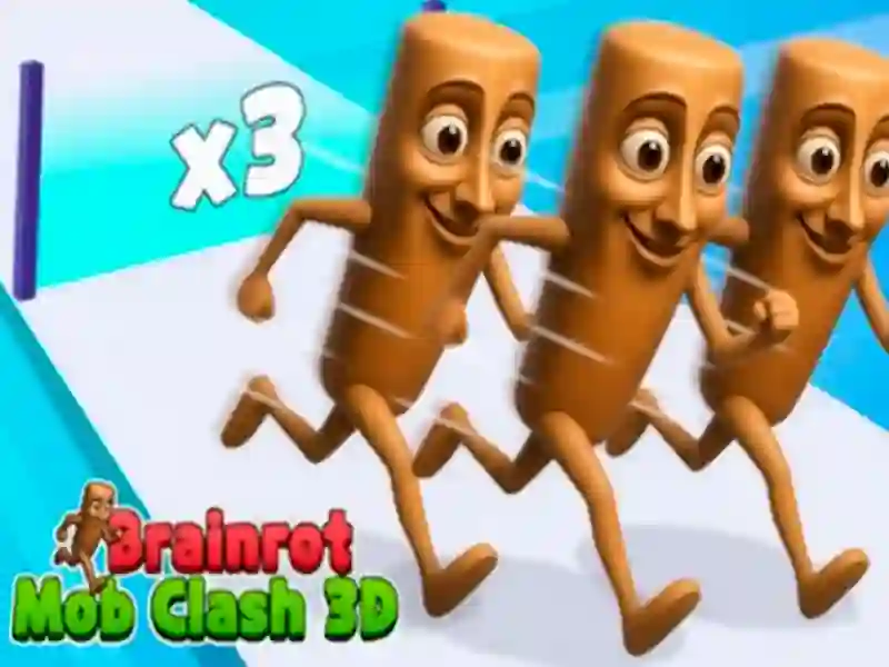 Spēle Brainrot Mob Clash 3D online