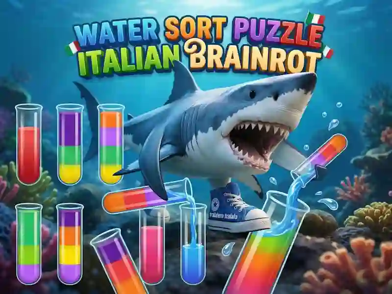 Spēle Water Sort Puzzle Italian Brainrot online