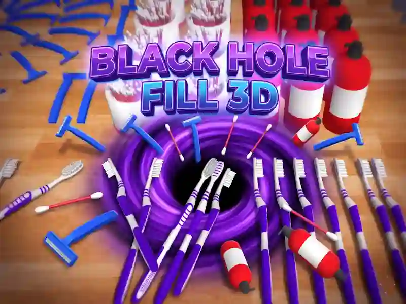 Spēle Black Hole Fill 3D online