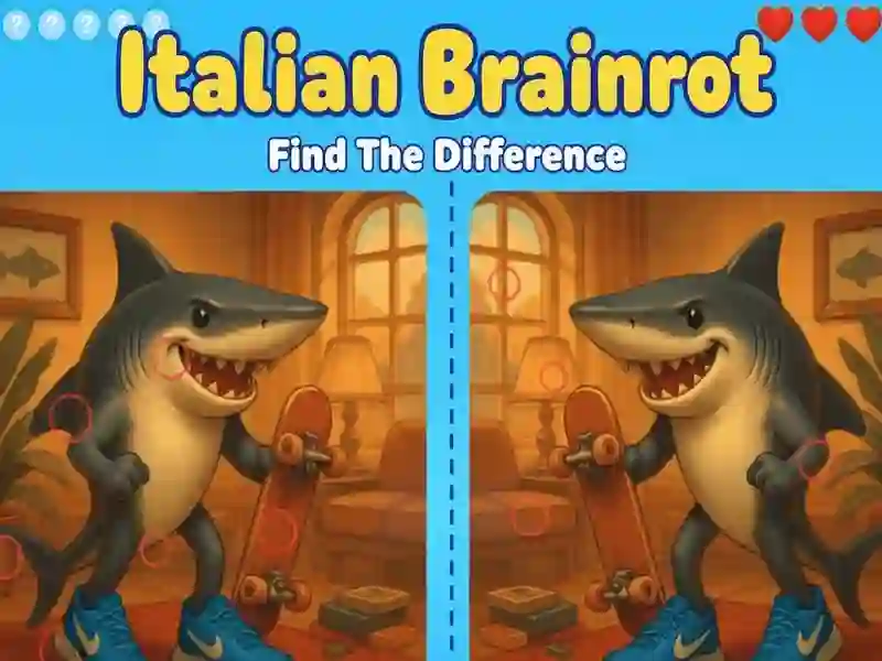 Spēle Itāļu Brainrot: Atrodi atšķirību online Spēle Itāļu Brainrot: Atrodi atšķirību online
