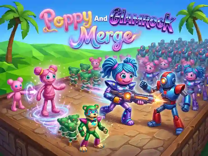 Spēle Poppy And Glamrock Merge online