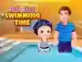 Spēle Bebes Hēzela: Peldēšanas Laiks online Spēle Bebes Hēzela: Peldēšanas Laiks online