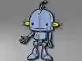 Spēle Karikatūru robota puzle online Spēle Karikatūru robota puzle online