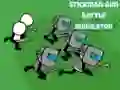 Spēle Stickman Ieroču Kaujas Simulator online