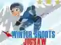 Spēle Ziemas sporta puzle online Spēle Ziemas sporta puzle online