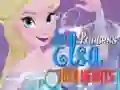 Spēle Princeses Elzas slēptās sirdis online