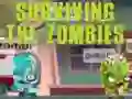 Spēle Izdzīvošana pret zombijiem online Spēle Izdzīvošana pret zombijiem online