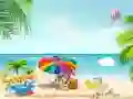 Spēle Vasaras pludmales slaids online