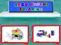 Spēle Lego Kravas Auto Krāsošana online
