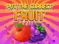 Spēle Ielieciet pareizo augli online Spēle Ielieciet pareizo augli online