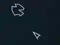 Spēle Atari Asteroīds online Spēle Atari Asteroīds online