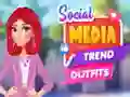 Spēle Sociālo mediju modes apģērbi online