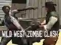 Spēle Zombiju Sadursme Mežonīgajā Rietumos online