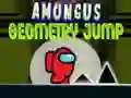 Spēle Amongus Ģeometrijas Lēciens online Spēle Amongus Ģeometrijas Lēciens online