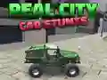 Spēle Reālas pilsētas auto trikus online Spēle Reālas pilsētas auto trikus online