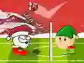 Spēle Ziemas galvas futbols Santa online Spēle Ziemas galvas futbols Santa online