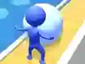 Spēle Sniega Bumbu Skrējiens 3D online Spēle Sniega Bumbu Skrējiens 3D online