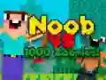 Spēle Nub pret 1000 zombijiem online