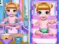 Spēle Princese Jauno Dvīņu Bērnu Aprūpe online Spēle Princese Jauno Dvīņu Bērnu Aprūpe online