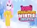 Spēle Andžela: Dizains ar mani: Ziemas Džemperis online