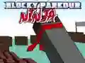 Spēle Bloku Parkour Ninja online Spēle Bloku Parkour Ninja online