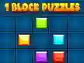Spēle 1 Bloks Puzles online Spēle 1 Bloks Puzles online