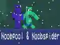 Spēle Noobpool un NoobZirneklis online Spēle Noobpool un NoobZirneklis online
