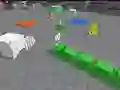 Spēle Slīdošā Bloku Čūska 3D online