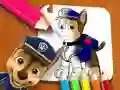 Spēle PAW Patrol Krāsošanas Grāmata online